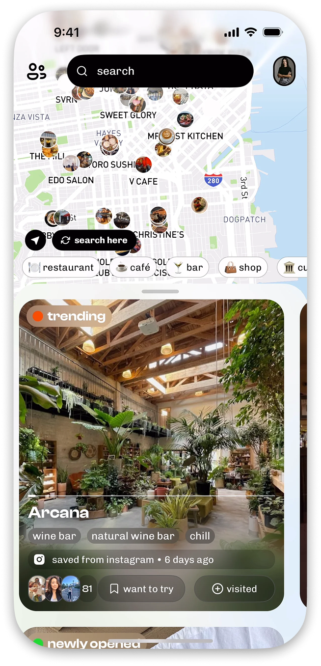 corner app on iPhone
